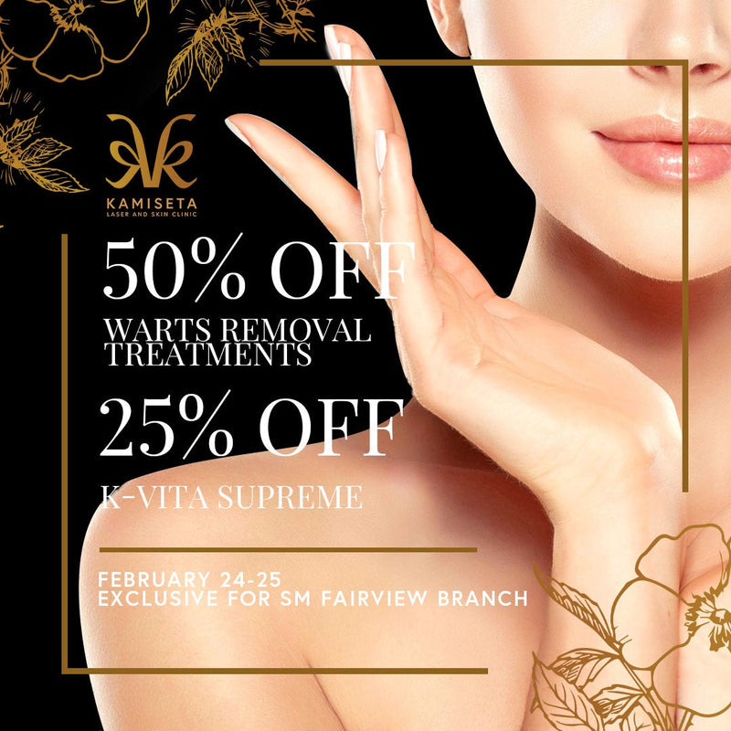 Promos for February 24 to February 25 in SM Fairview Clinic!