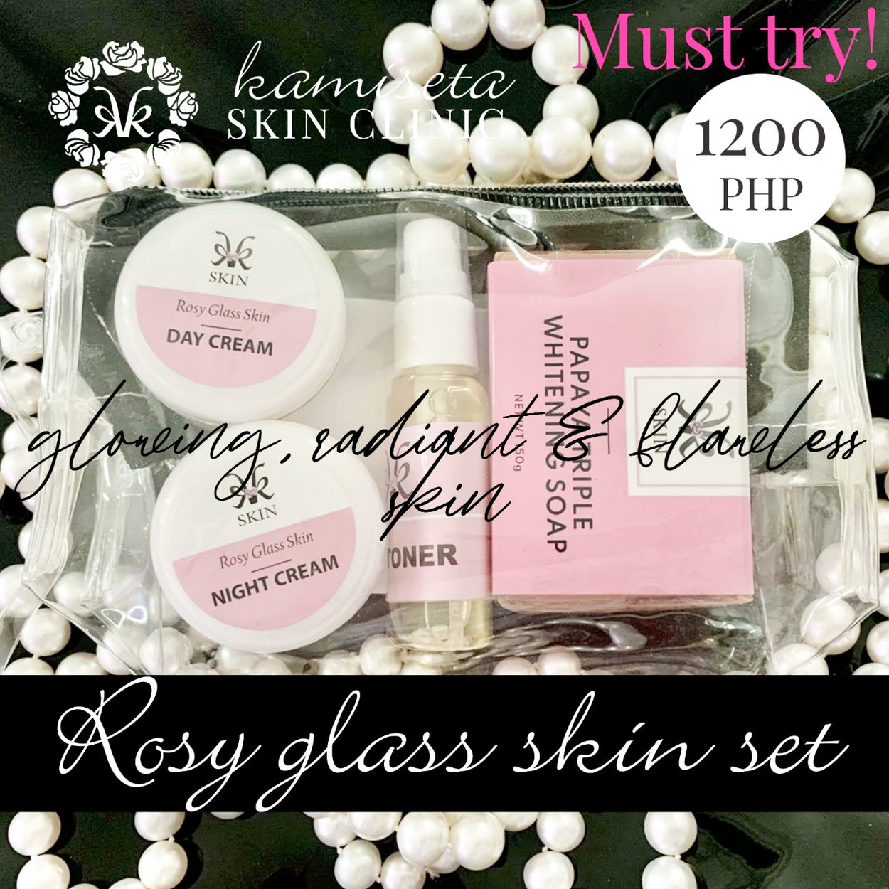 Rosy Glass Skin Set